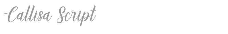 Callisa Script